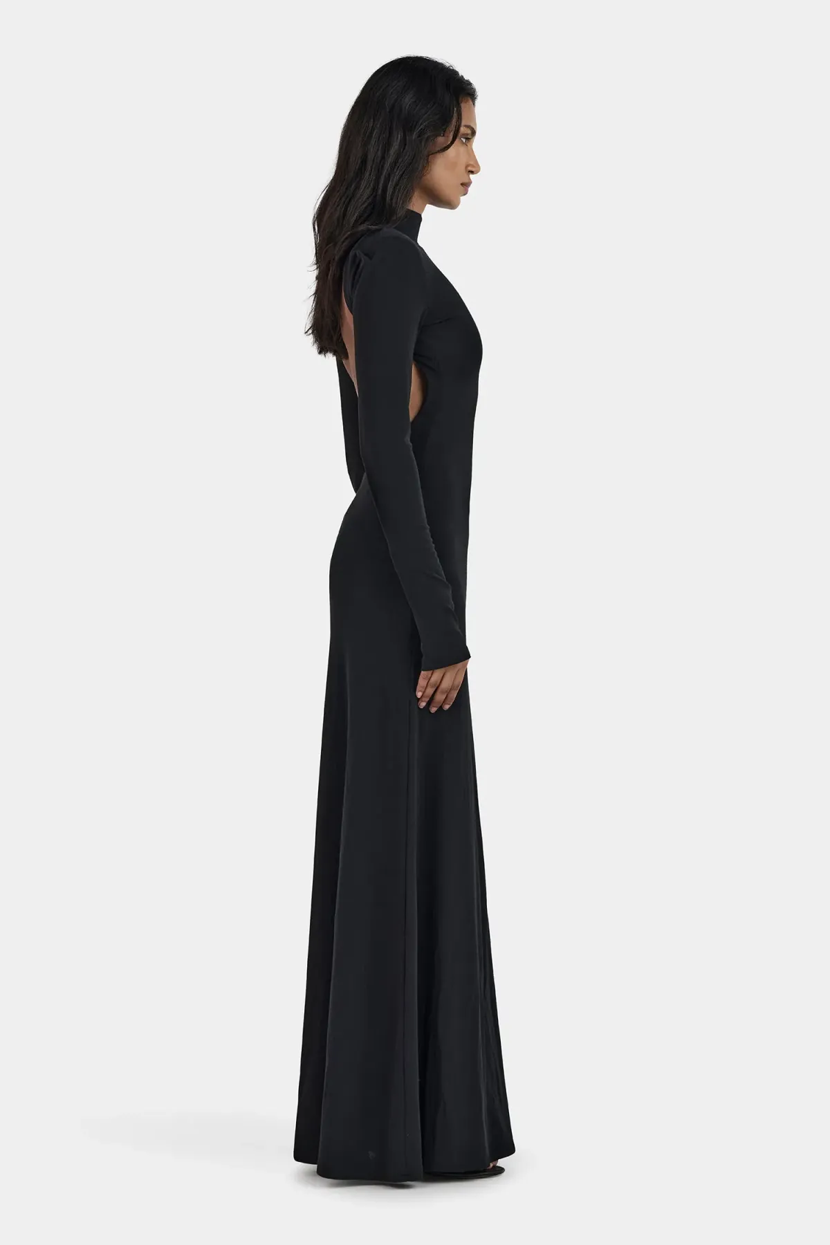 Hansen and Gretel Daphne Maxi Dress Black Size 10 - Image 4