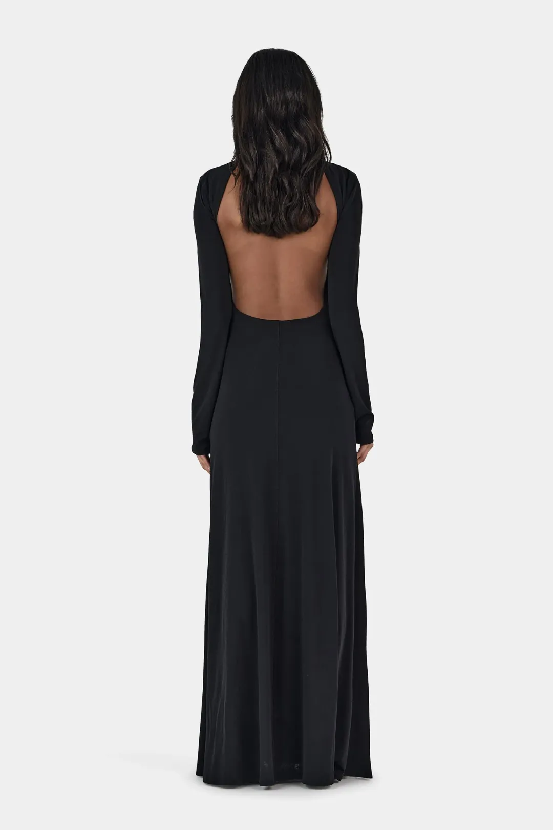 Hansen and Gretel Daphne Maxi Dress Black Size 10 for rent on The Volte - main image
