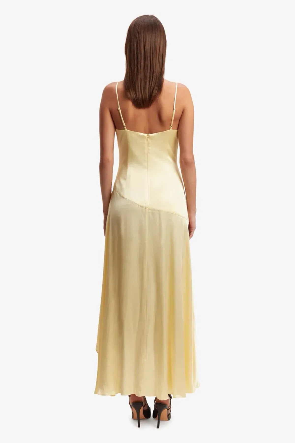 Bardot Sorella Midi Dress In Canary Yellow Size 6  - Image 3