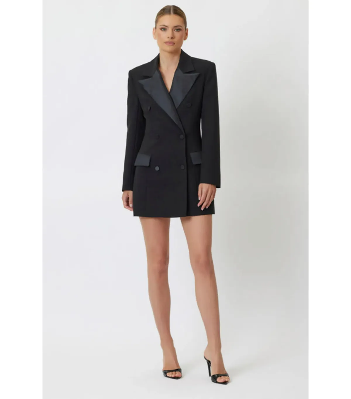 Bianca & Bridgett Larina Blazer Mini Dress Black Size 12/XL  - Image 1