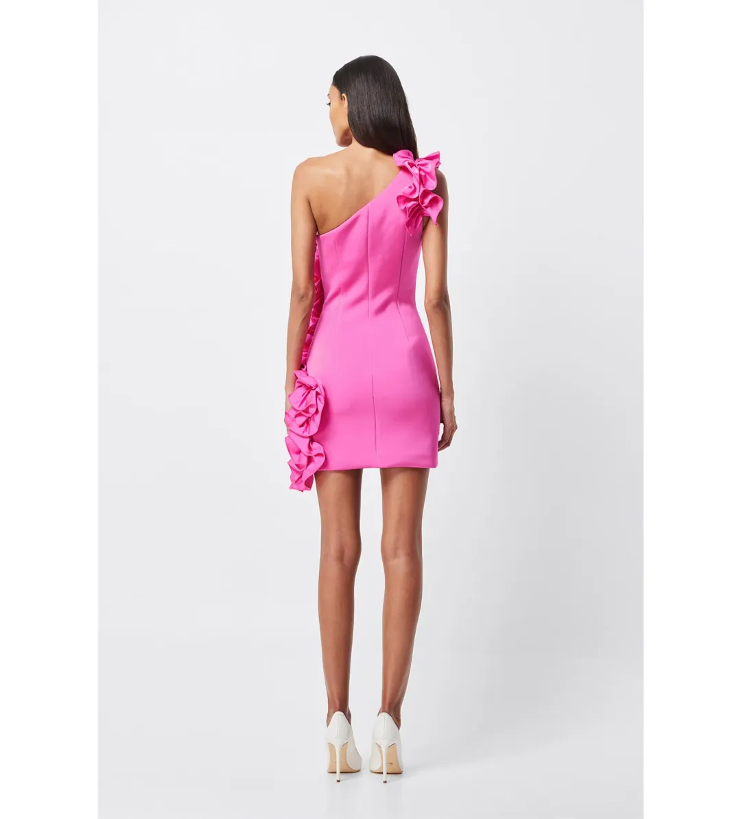 Mossman Revelations Mini Dress Fuchsia Size 14 for rent on The Volte - main image