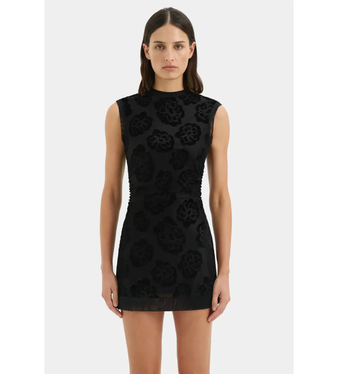 Sir the Label Vittoria Mini Dress Midnight Floral Size 8  for rent on The Volte - main image