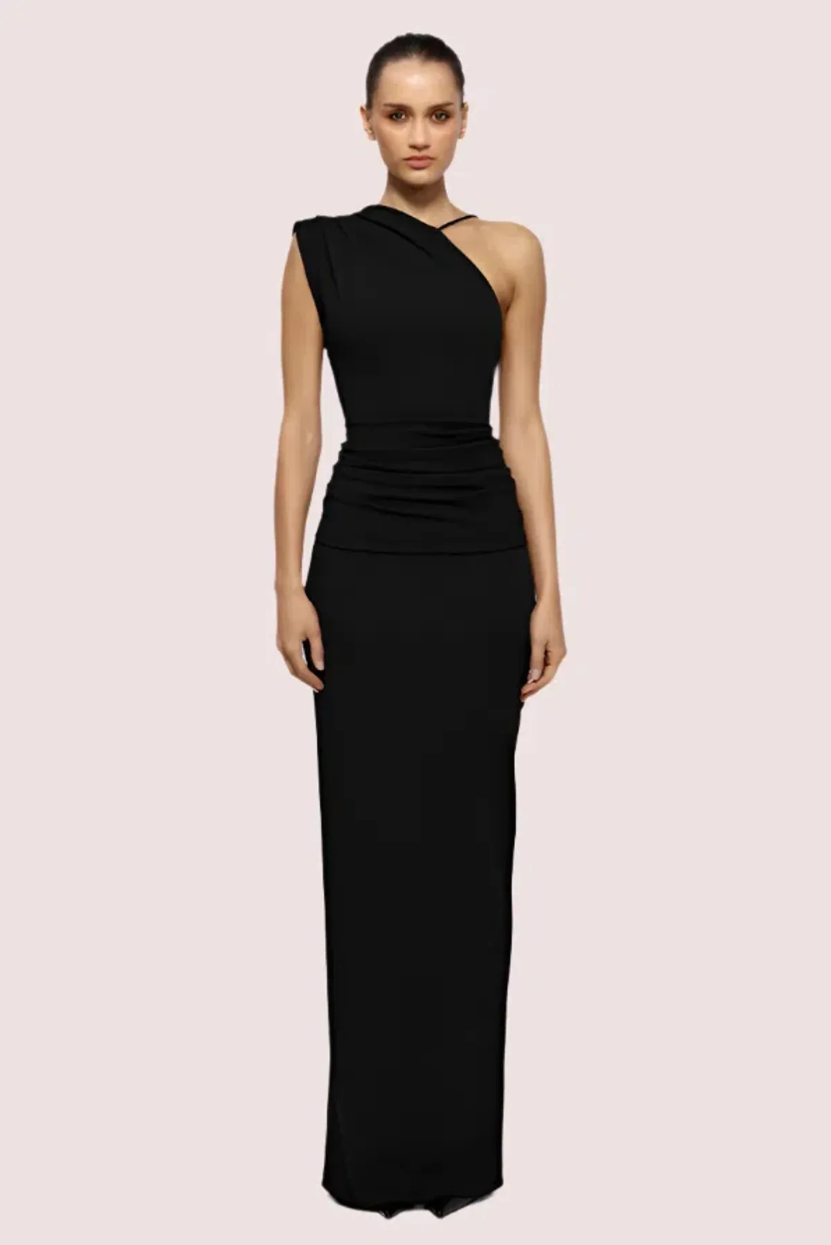 Effie Kats Greer Gown Black Size 8 - Image 1