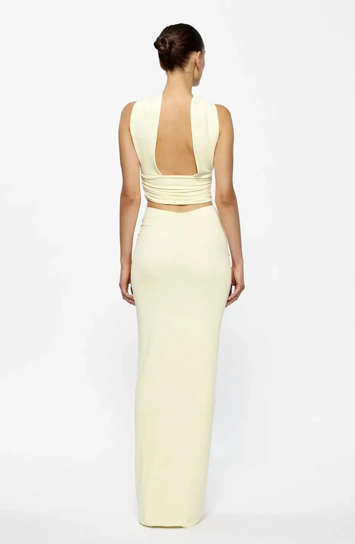 Effie Kats Cassidy Top with Kayson Skirt in Lemon Size 8 - Image 4