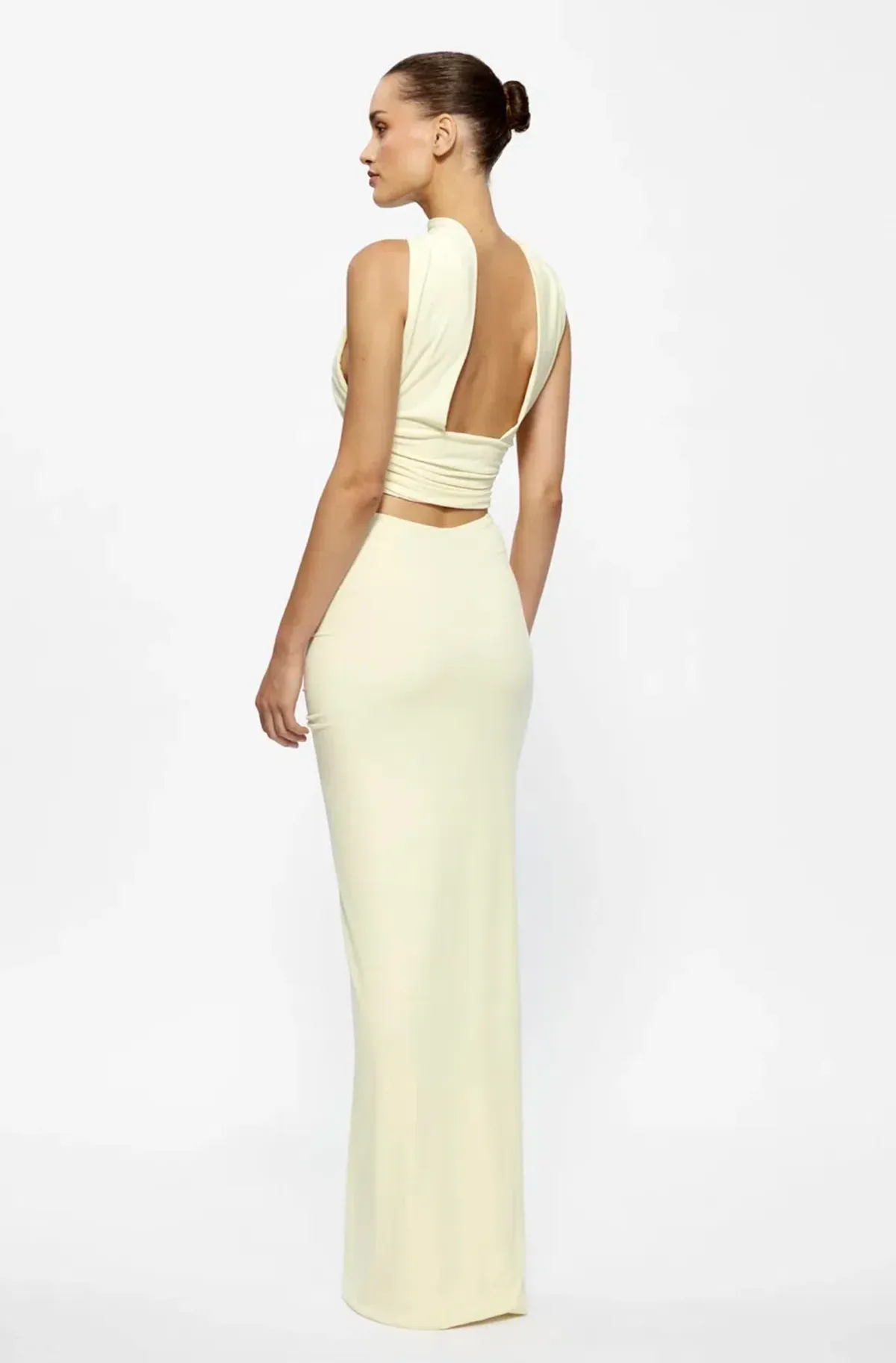 Effie Kats Cassidy Top with Kayson Skirt in Lemon Size 8 - Image 3