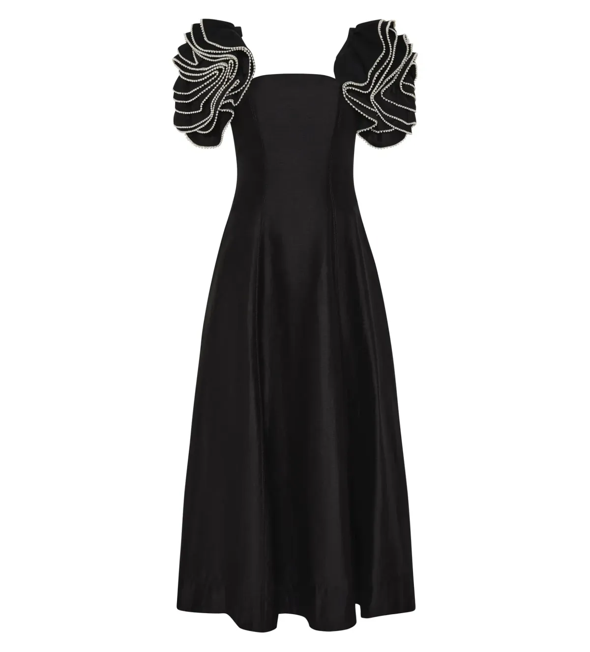 Aje Twyla Midi Dress Black Size 10 - Image 7