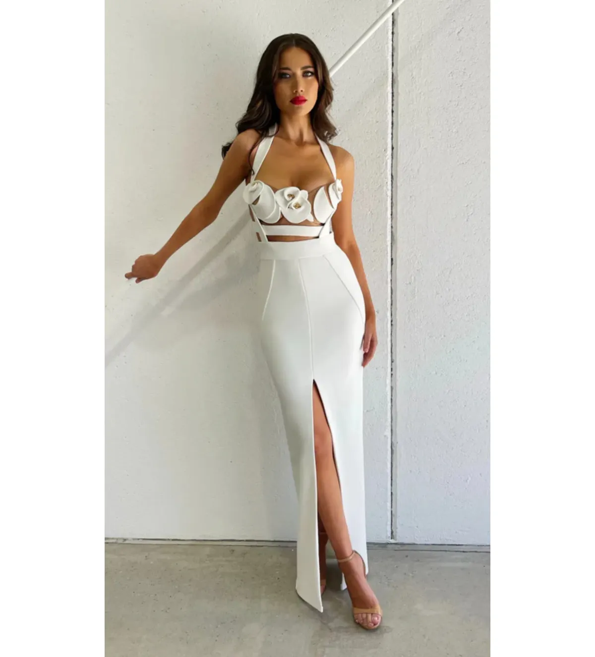 Galanni Amabella Gown White Size 6 - Image 1