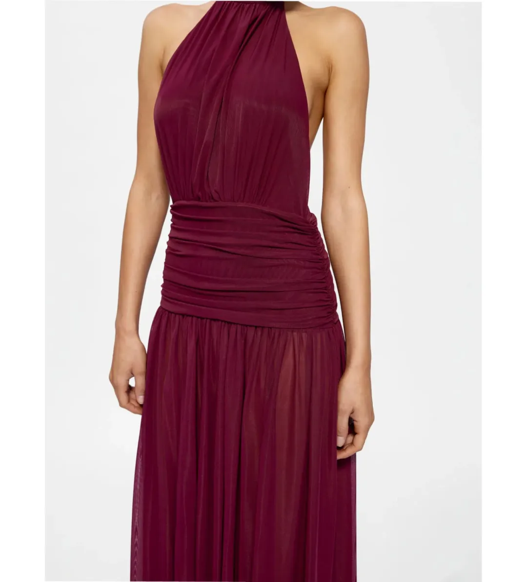 Effie Kats Verity Gown in Burgundy Size 10 for rent on The Volte - main image