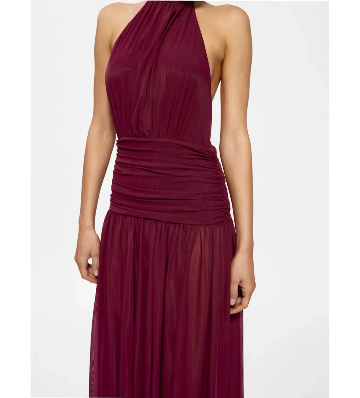 Effie Kats Verity Gown in Burgundy Size 10 - Image 4