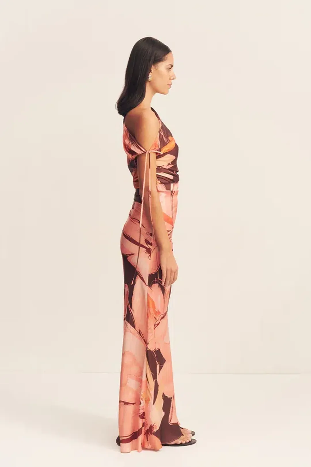 Shona Joy Emerson Gathered Maxi Dress Palermo Floral Size 8 for rent on The Volte - main image