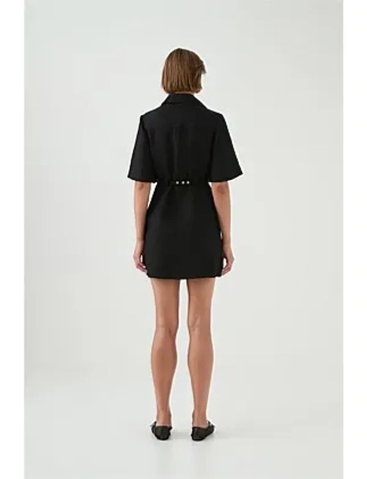 AJE Ana Mini Dress Black Size 8/S - Image 16