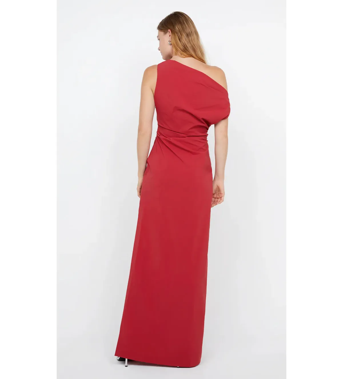 Bec & Bridge Angelina Asym Maxi in Cherry Size 10  - Image 3
