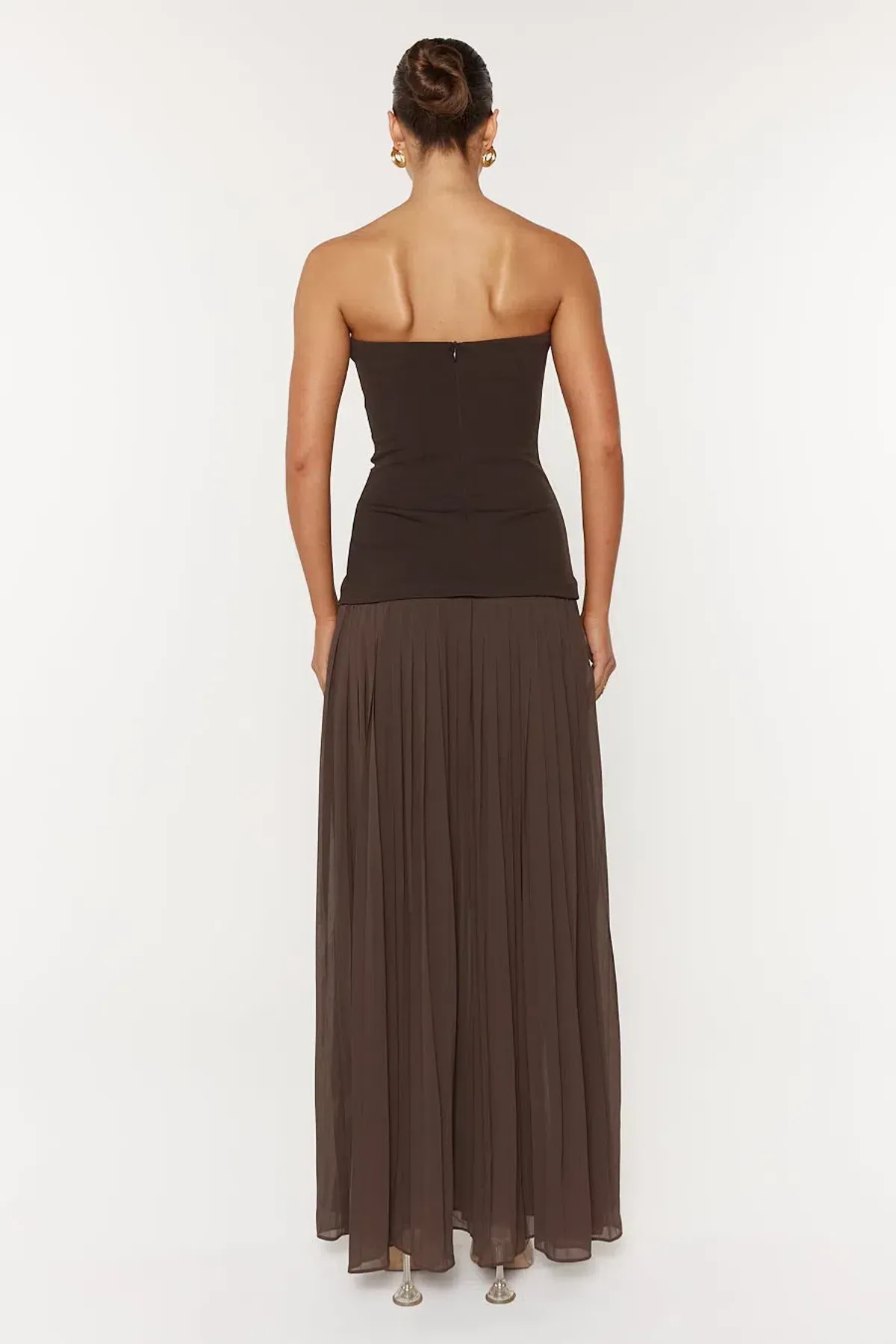She is Olla Nicolette Maxi Dress Espresso Size 8  - Image 6