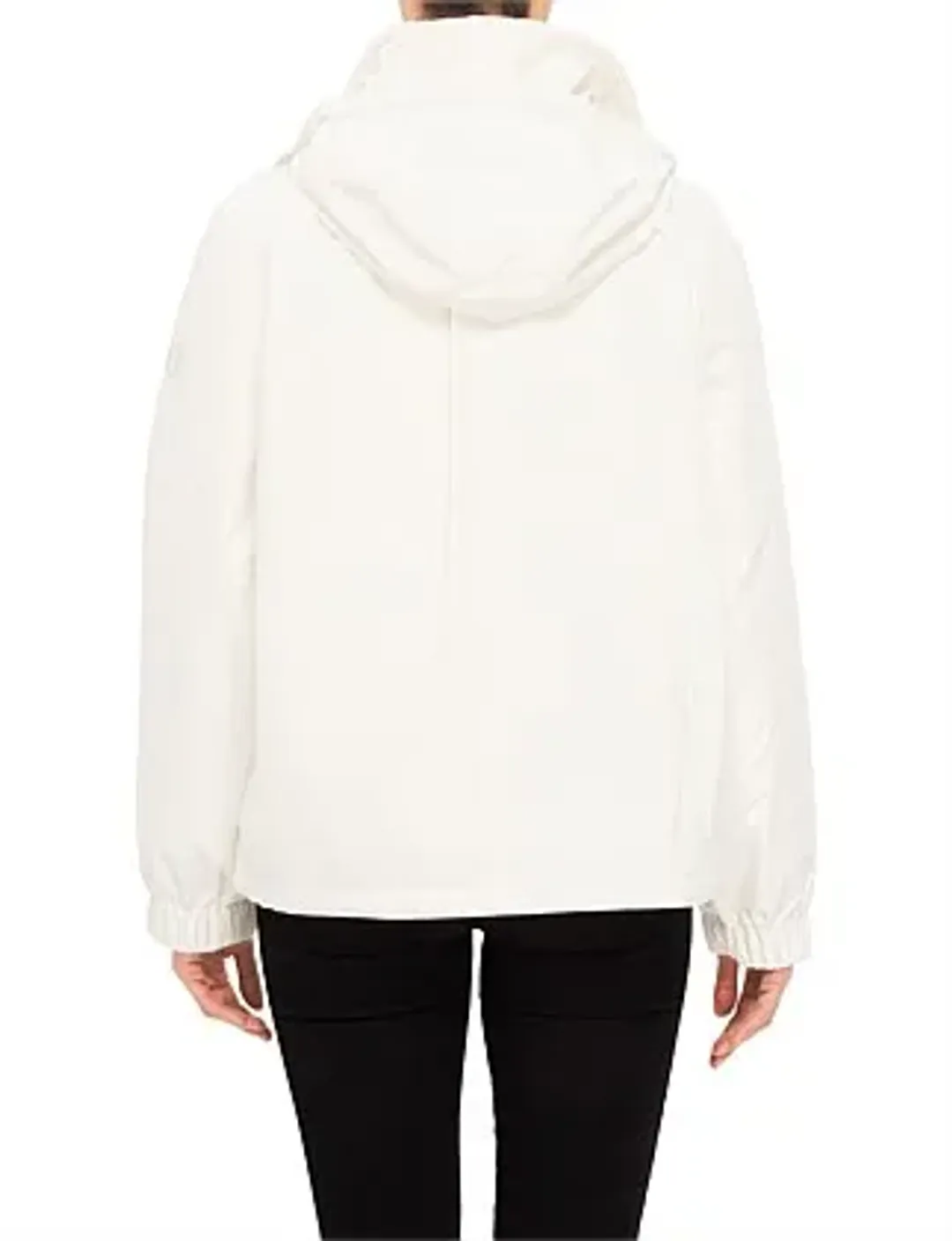 Yves Solomon Technical Fabric Cropped Jacket White for rent on The Volte - main image