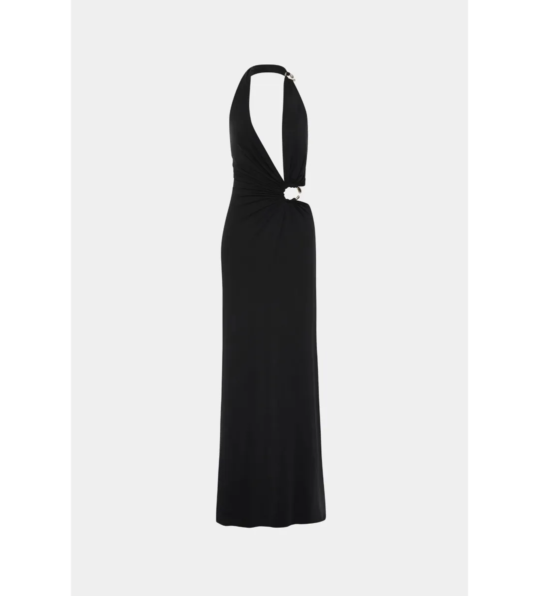 Misha Devon Cupro Maxi Dress in Black Size 8 for rent on The Volte - main image