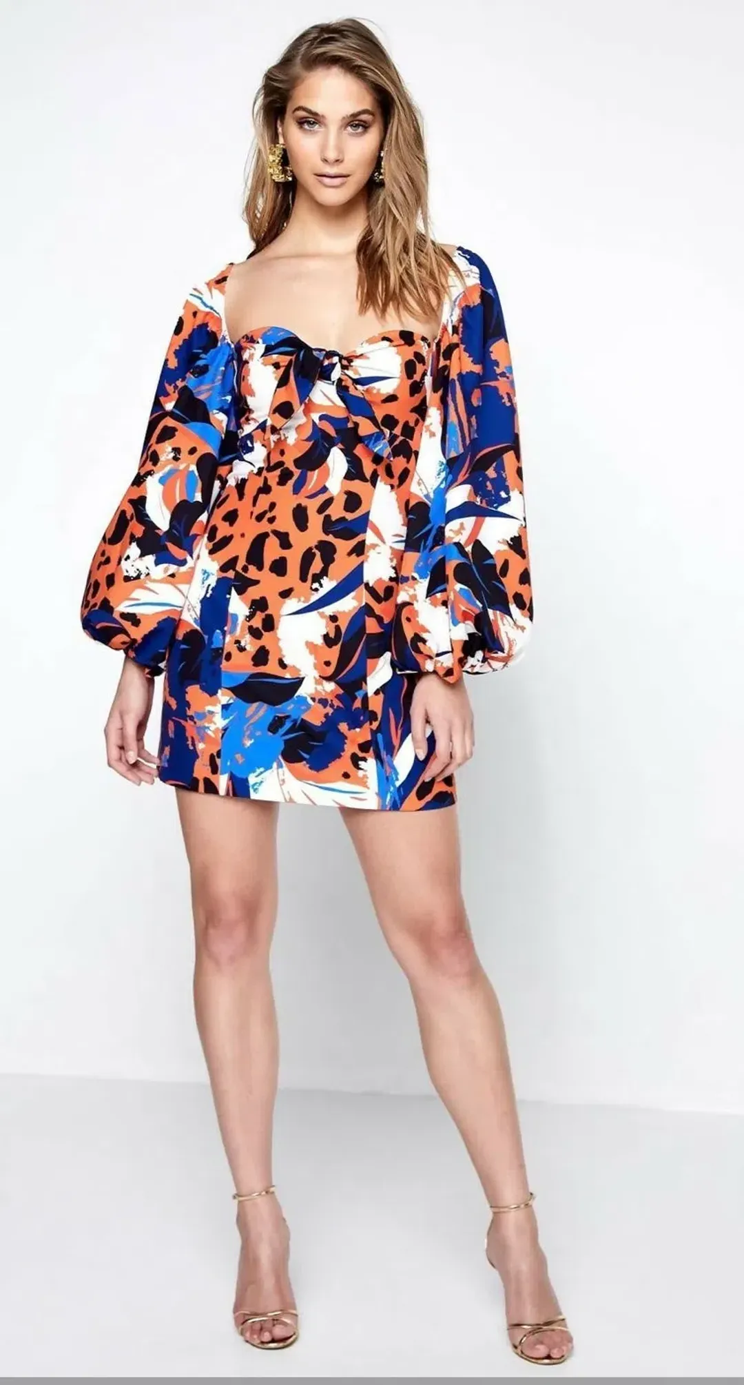 Mossman Untamed Mini Dress Multi Size 8 for rent on The Volte - main image