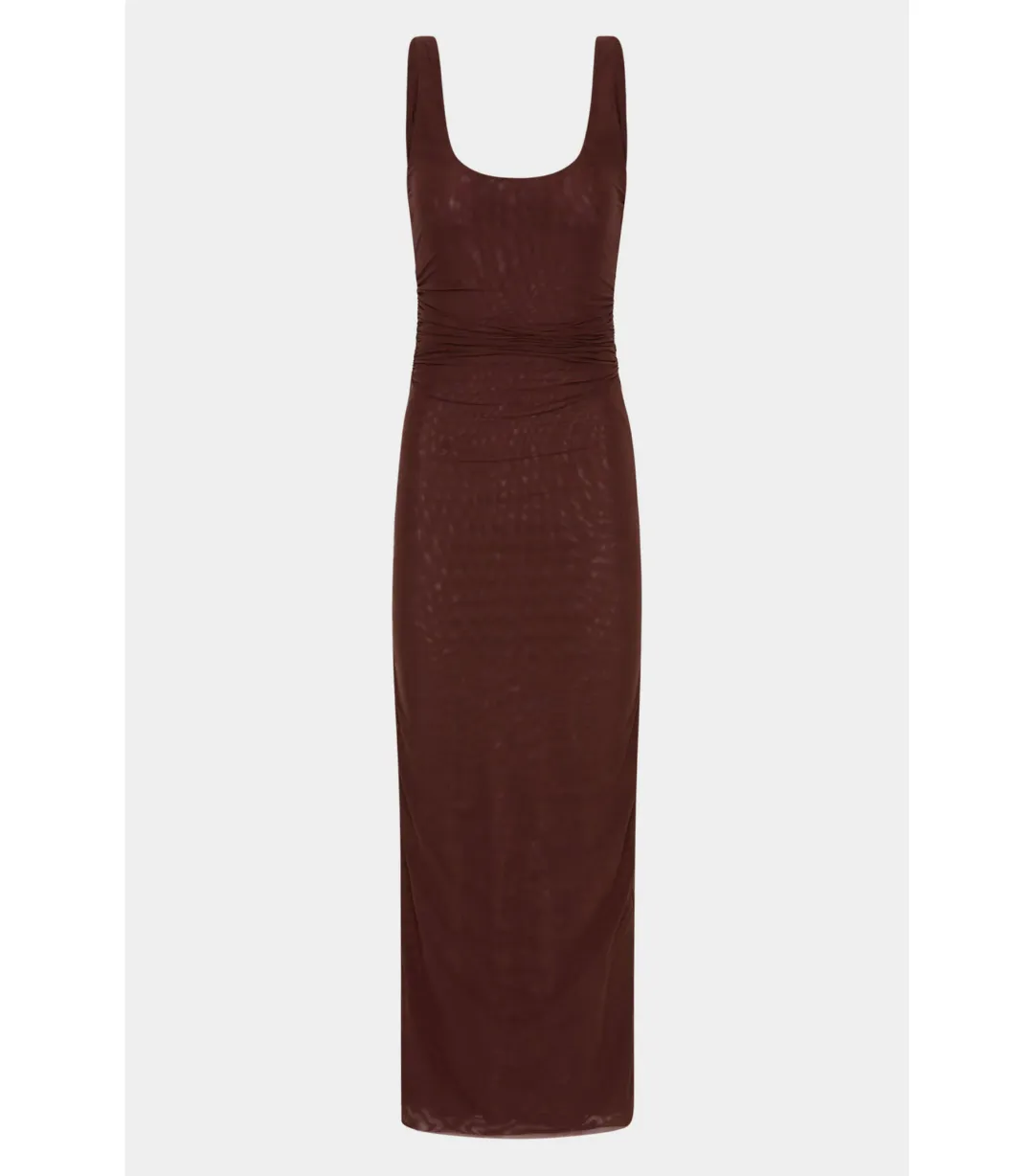 Sir the Label Jacques Twist Midi Dress Espresso Brown Size 2 / AU 10 for rent on The Volte - main image