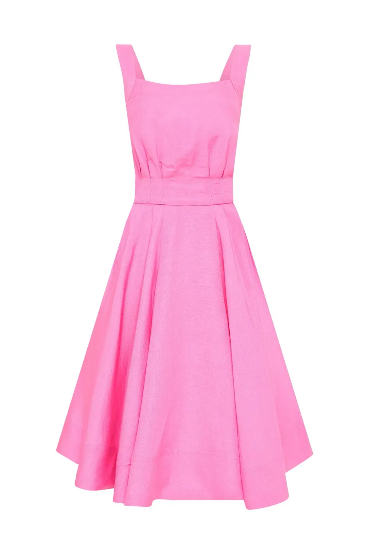 Aje Clara Tie Back Mini Dress Protea Pink Size 10  - Image 5