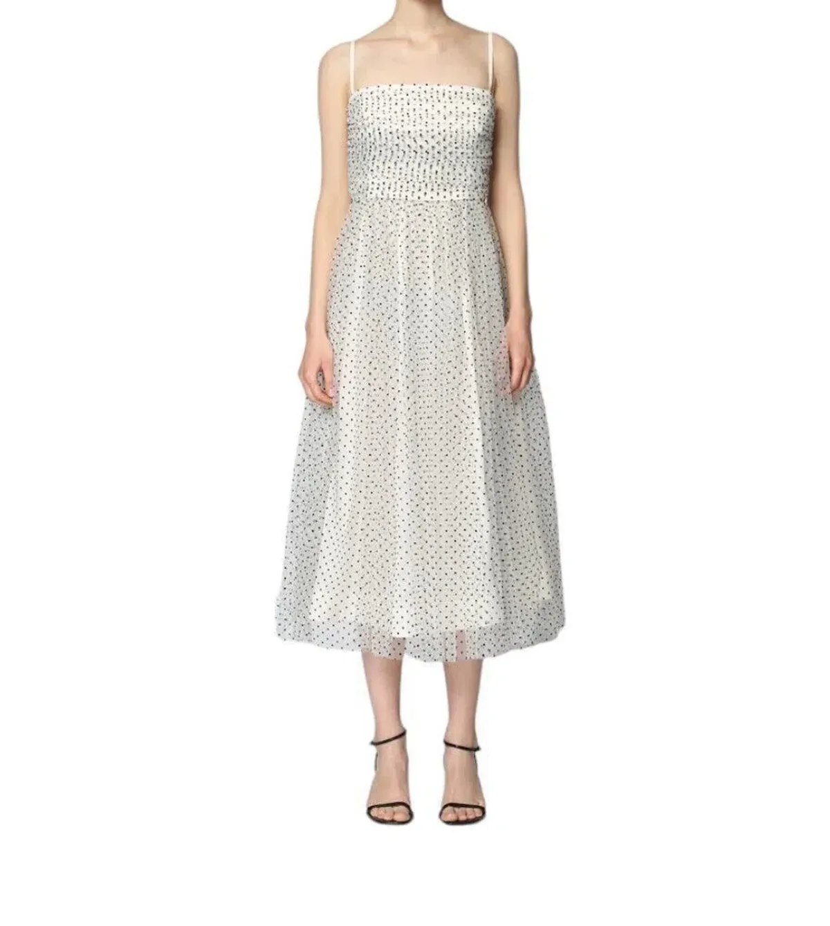 Zimmermann Tulle Midi Dress White Size 3 / AU 14 - Image 1