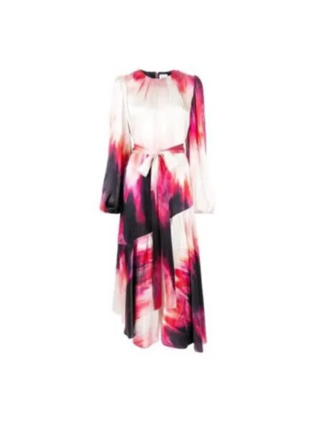 AJE Helena Silk Dye Maxi Dress In Miami Dye Size M/ AU 10  for rent on The Volte - main image