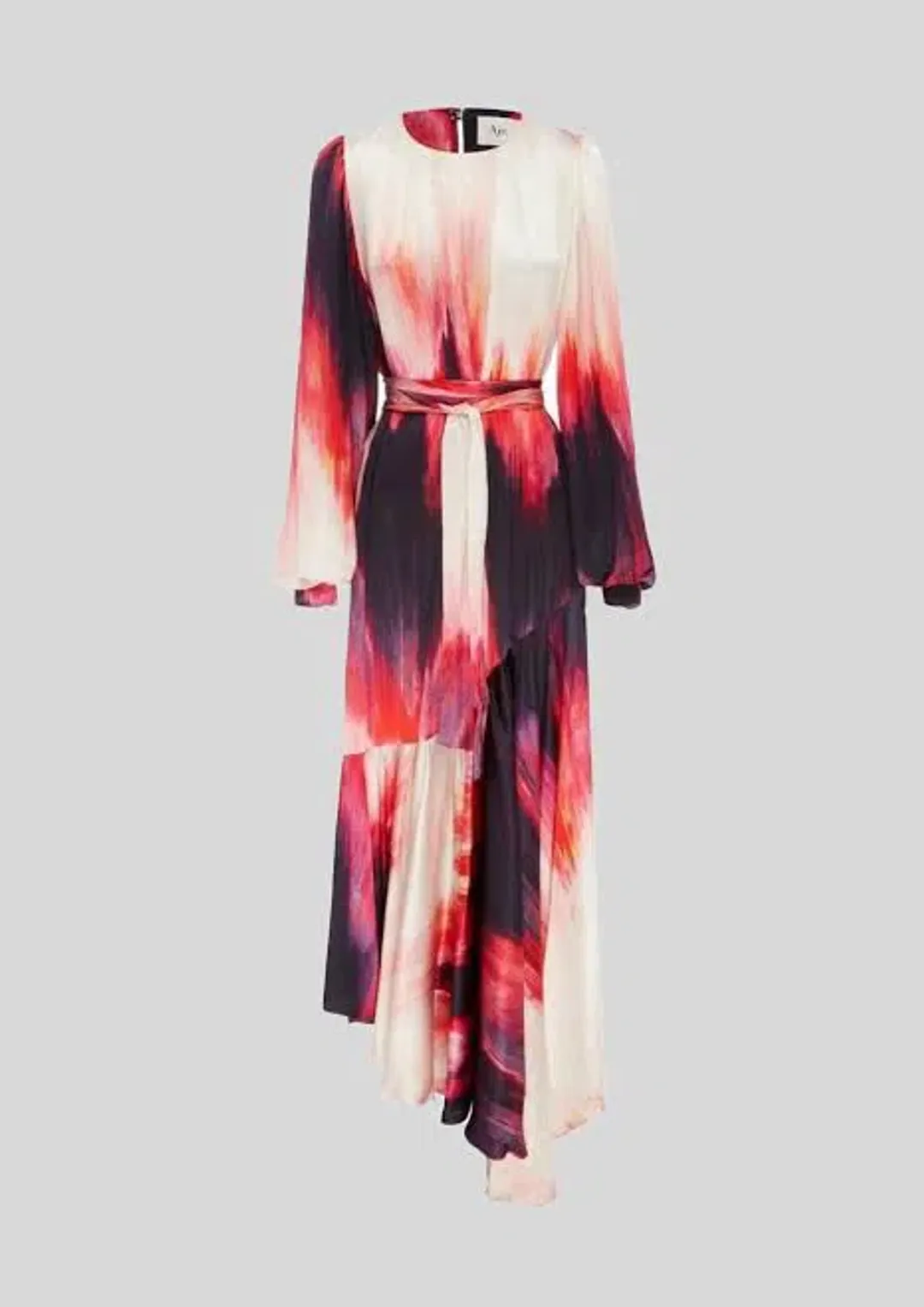 AJE Helena Silk Dye Maxi Dress In Miami Dye Size M/ AU 10  for rent on The Volte - main image