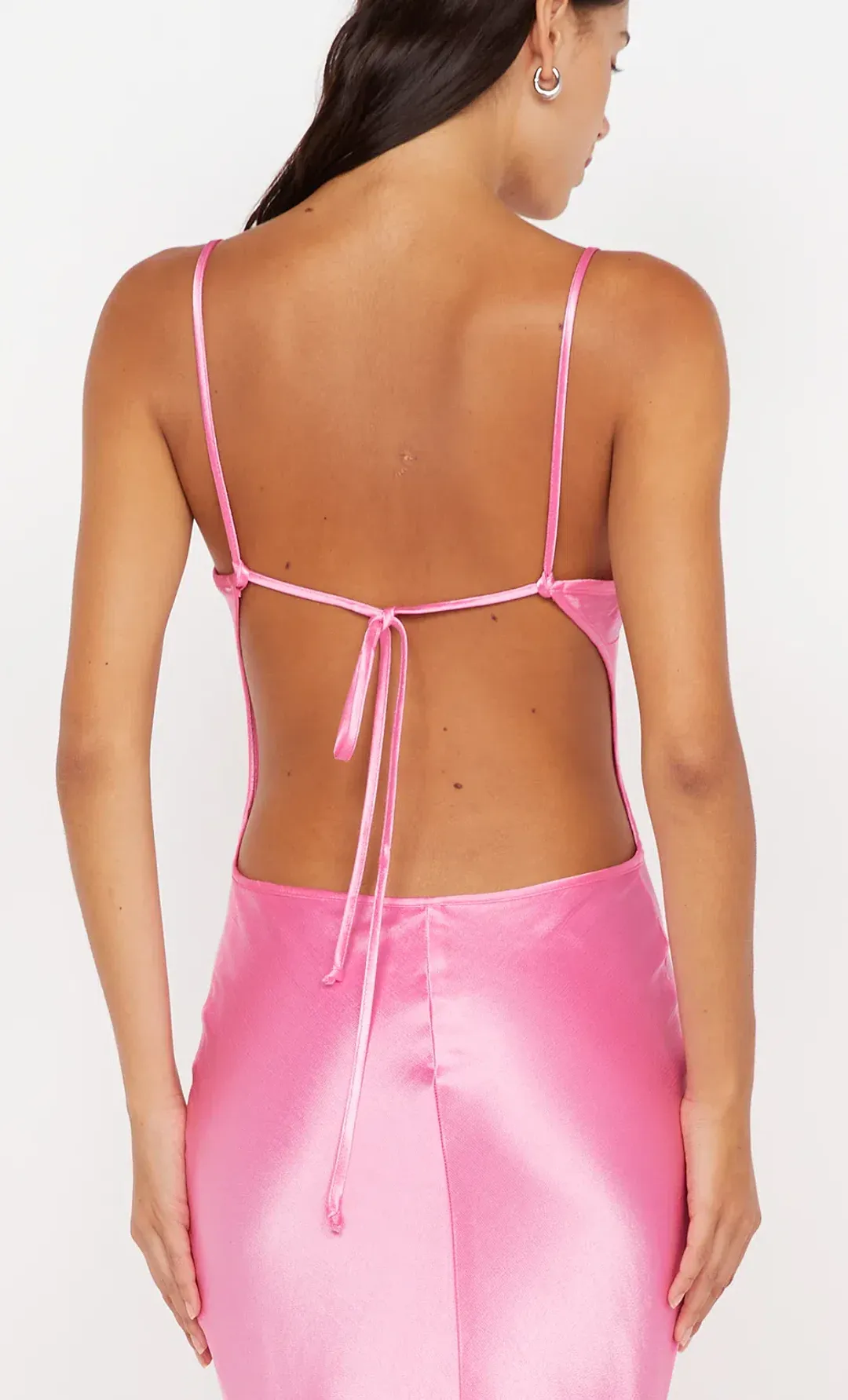 Bec Bridge Cedar City Maxi Dress Candy Pink Size AU 6 for rent on The Volte - main image