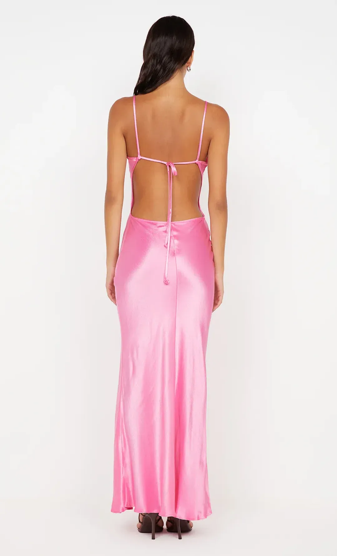 Bec Bridge Cedar City Maxi Dress Candy Pink Size AU 6 for rent on The Volte - main image