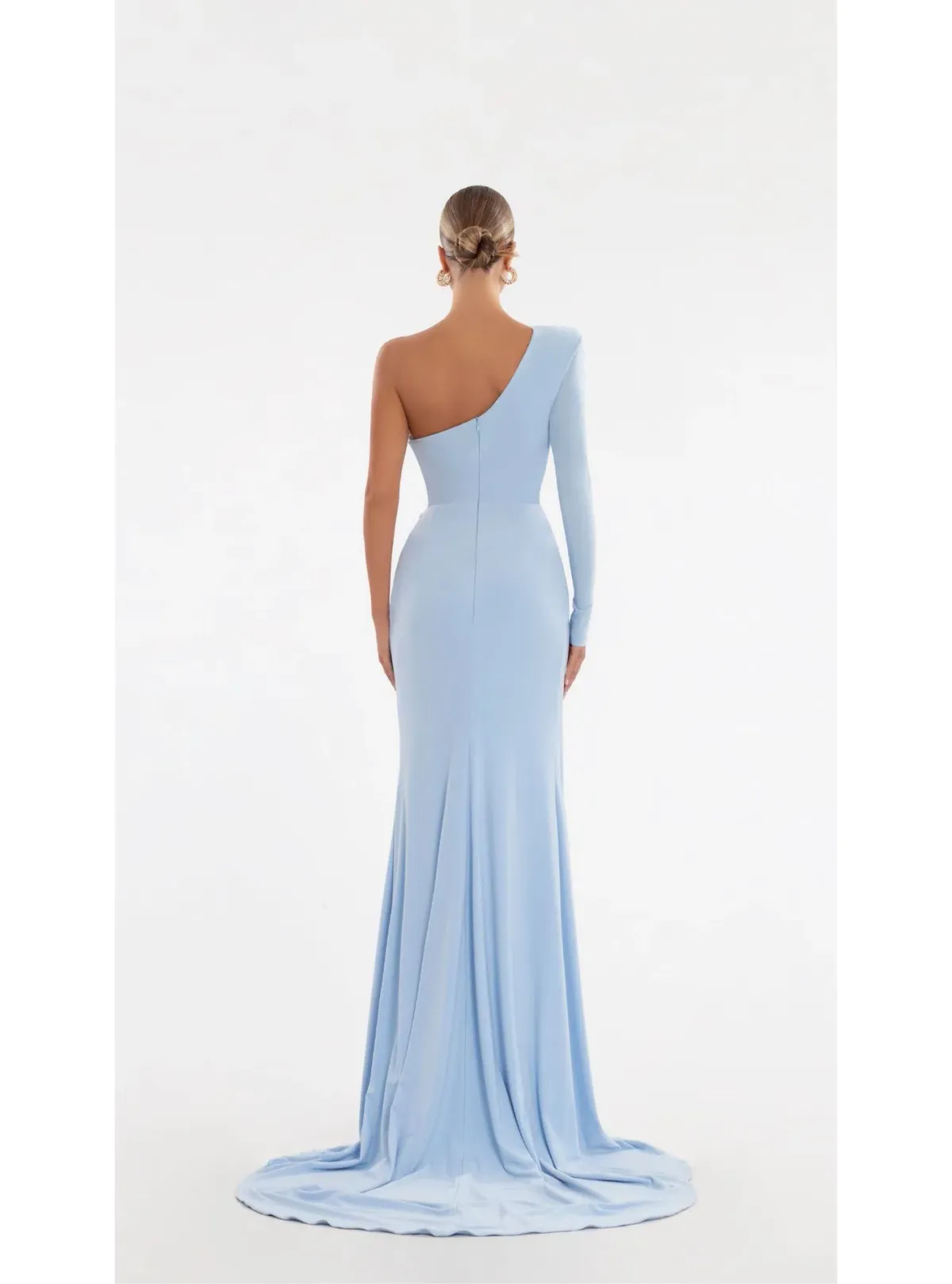 Albina Dyla Celeste Gown Baby Blue Size 8 - Image 2