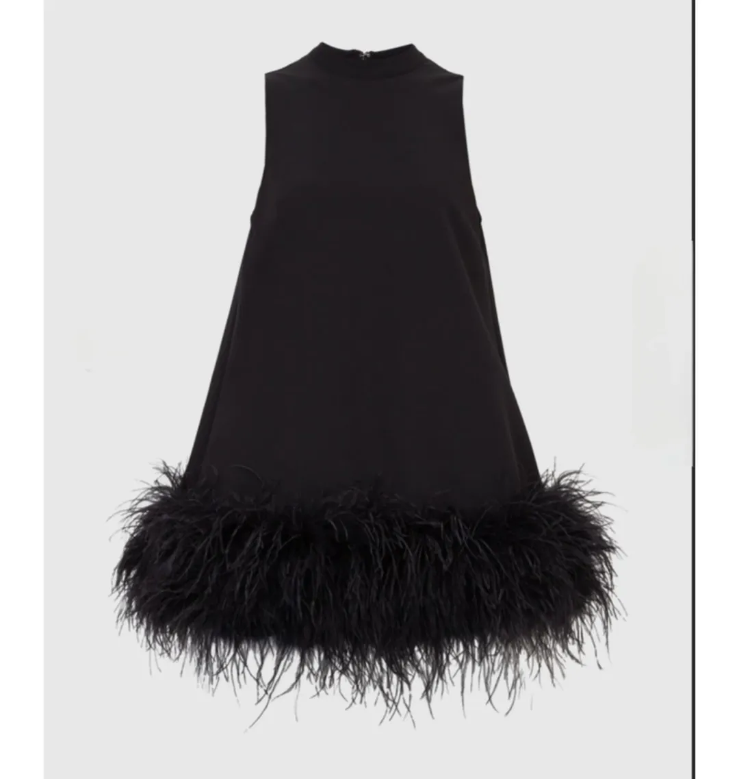 Rachel Gilbert Linc Mini Dress Black Size 10 for rent on The Volte - main image