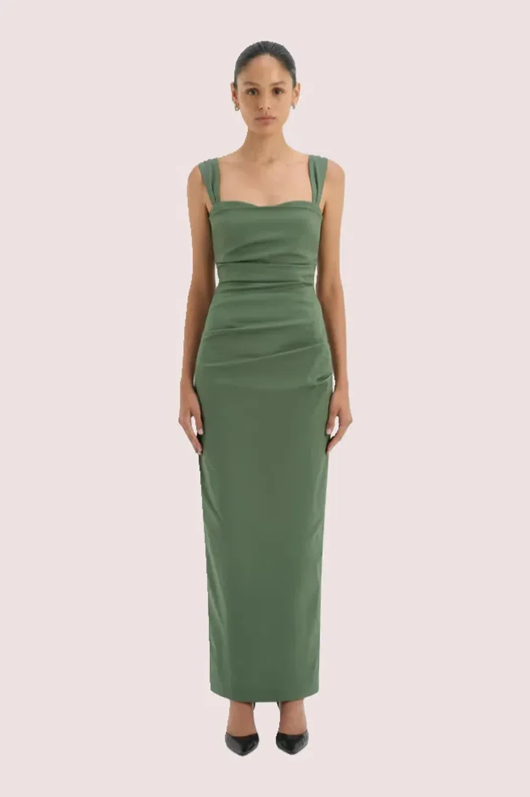 Sir The Label Florent Gown Green Size 8 for rent on The Volte - main image