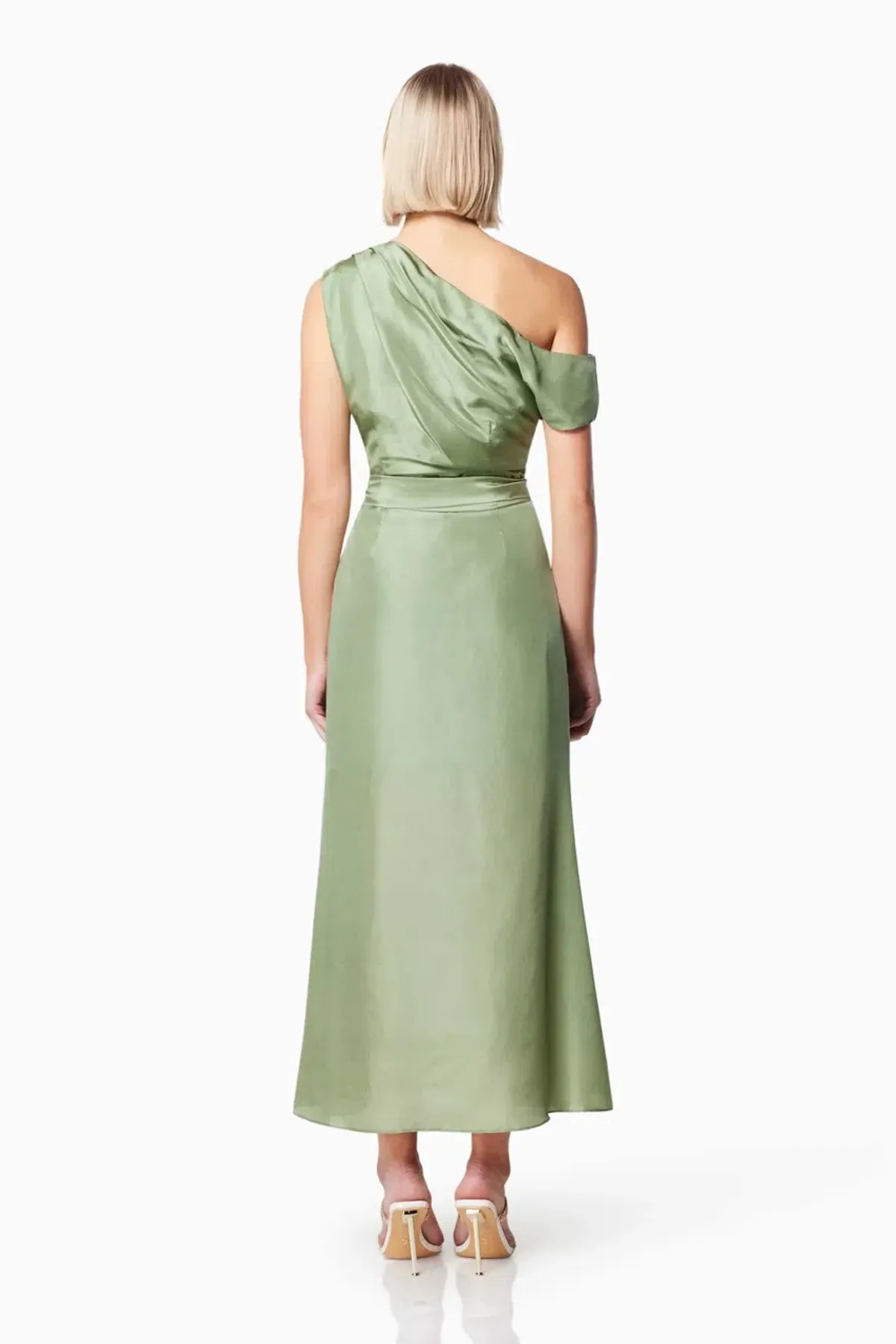 Elliat Finesse Dress Sage Size 8 - Image 4