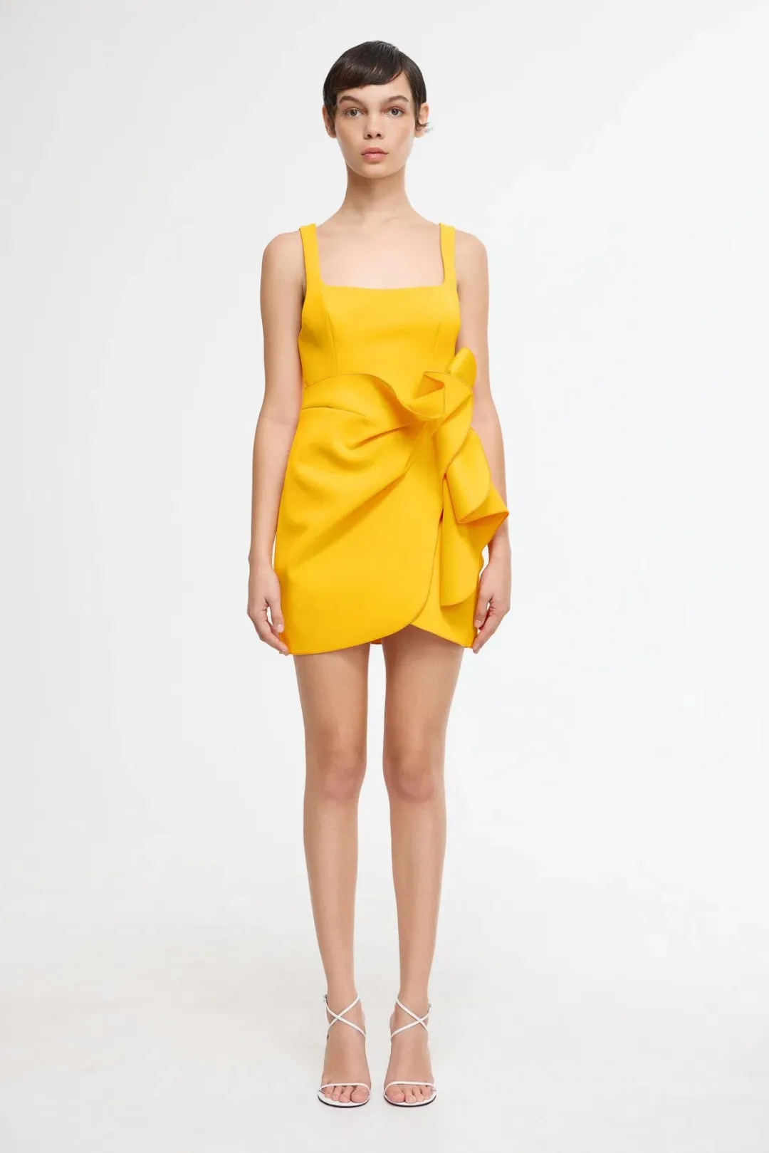 ACLER Hewton Mini Dress Marigold Size 8 for rent on The Volte - main image