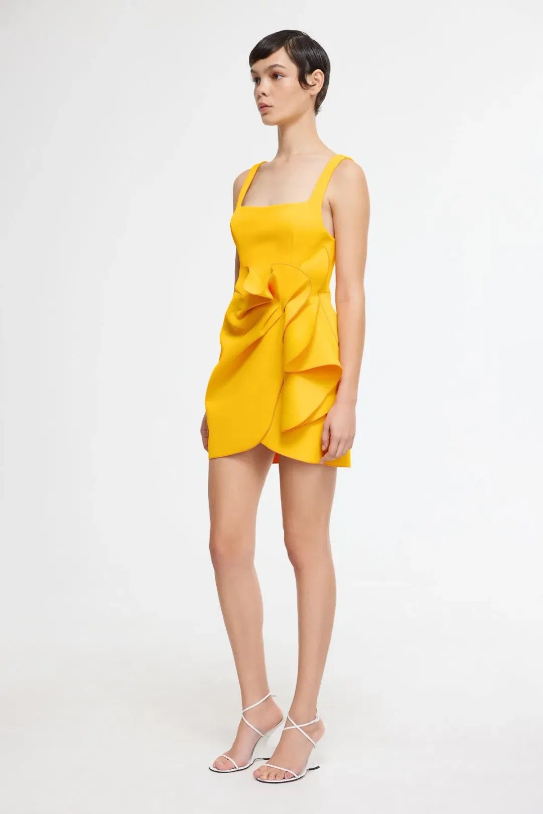 ACLER Hewton Mini Dress Marigold Size 8 for rent on The Volte - main image