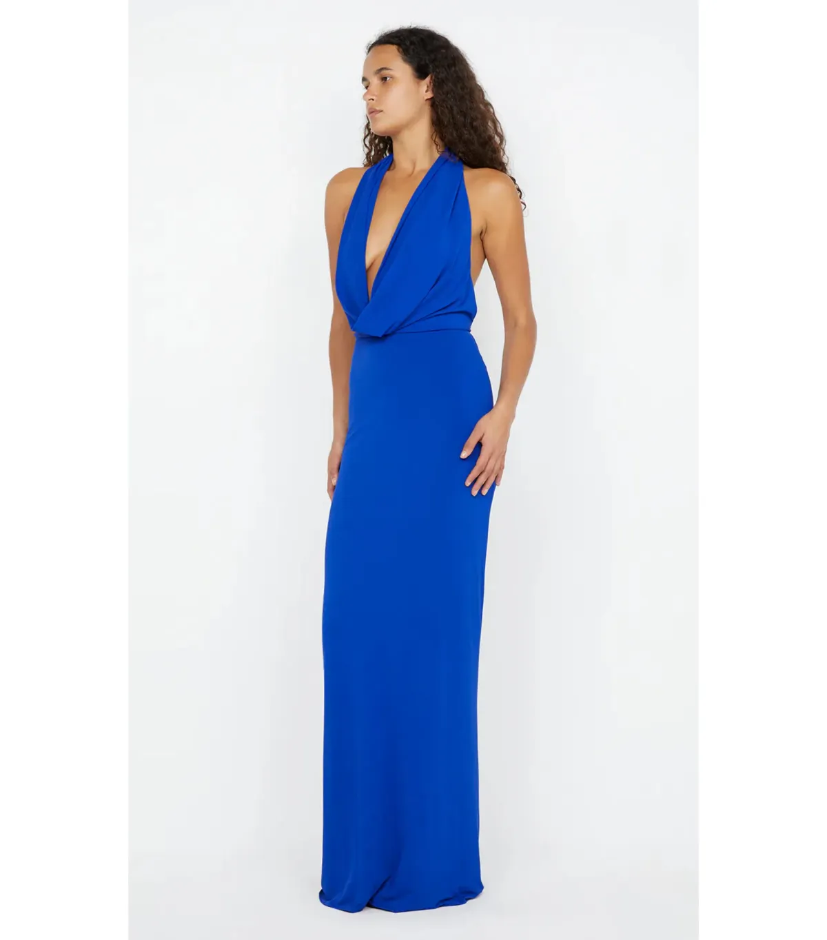 Bec & Bridge Nessie Maxi Dress Ultramarine Blue Size AU 8 - Image 3