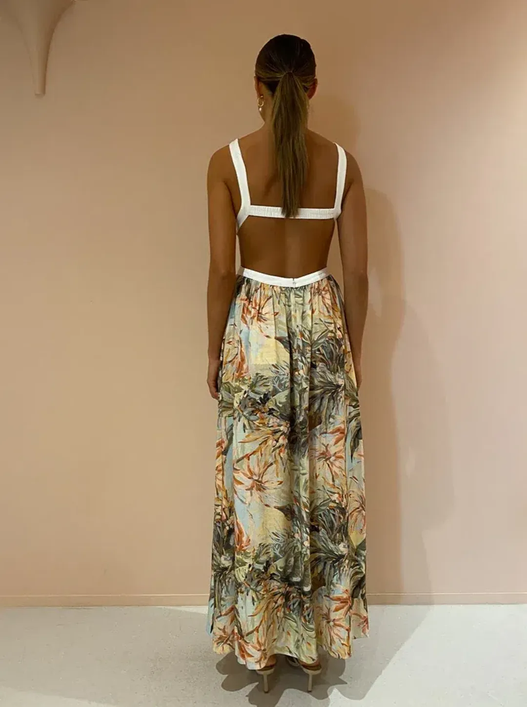 Significant Other Marino Dress in Painted Floral Size 8 for rent on The Volte - main image