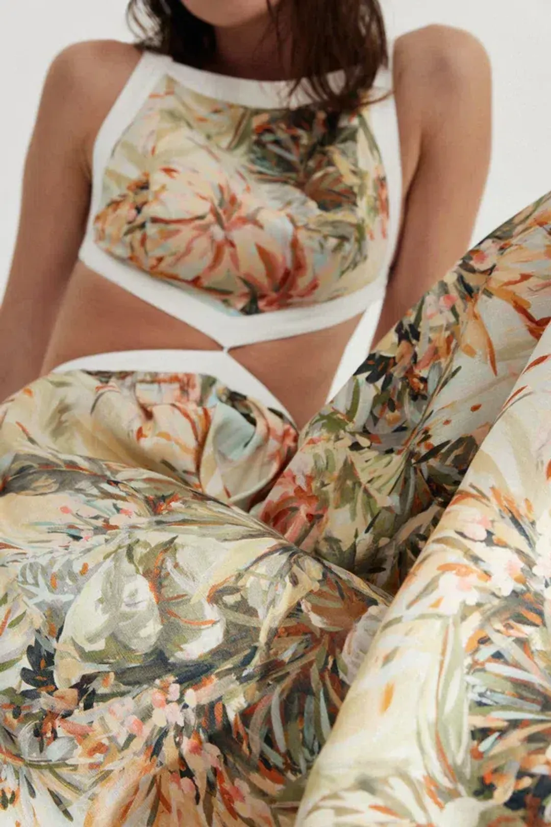 Significant Other Marino Dress in Painted Floral Size 8 for rent on The Volte - main image