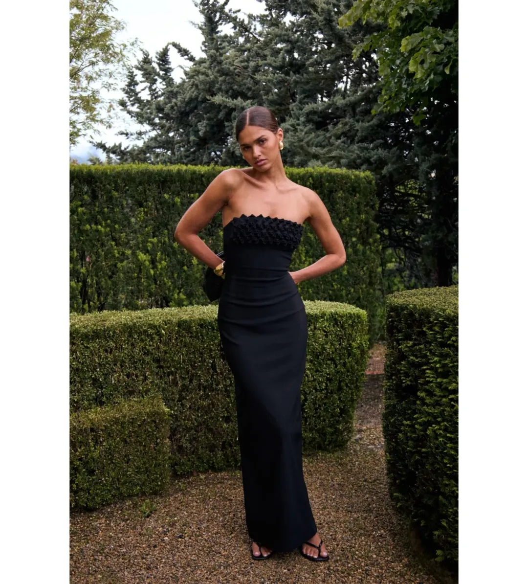 Ance Gria Margot Maxi Blacke Size S AU 8 for rent on The Volte - main image