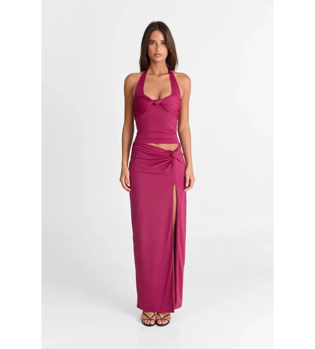 Sasha Therese  Ruby Blair Set Pink Size S AU 8 for rent on The Volte - main image