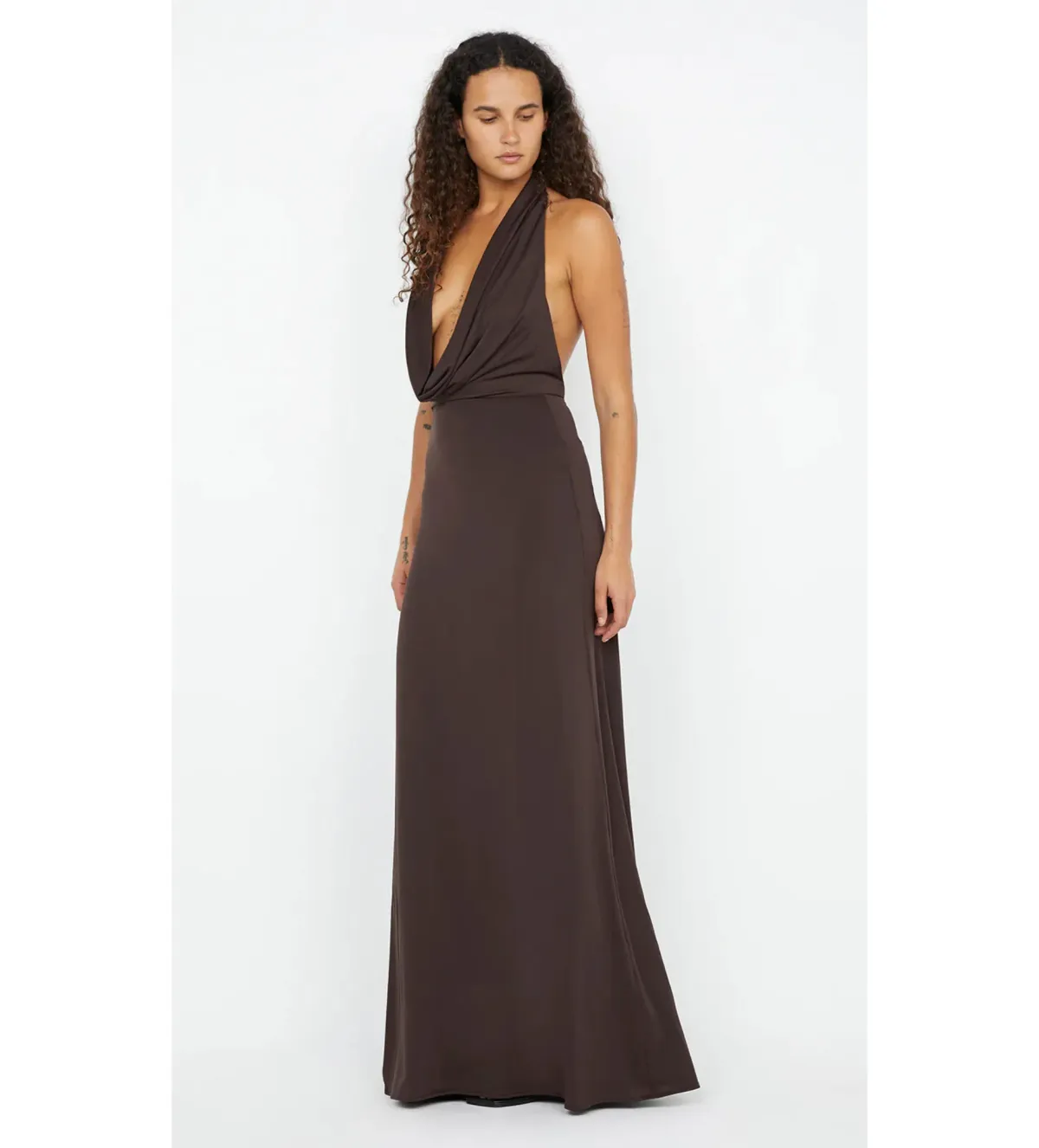 Bec  Bridge Nessie Maxi Dress in Brown Size AU 12 - Image 2