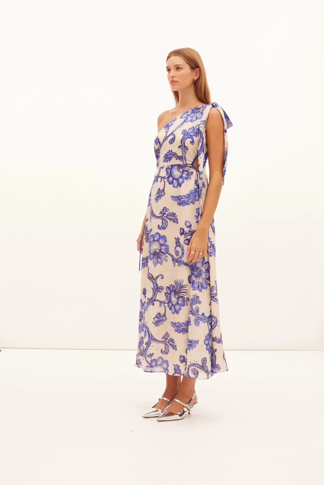 Kate Ford Bartley Tie Cut Gown for rent on The Volte - main image