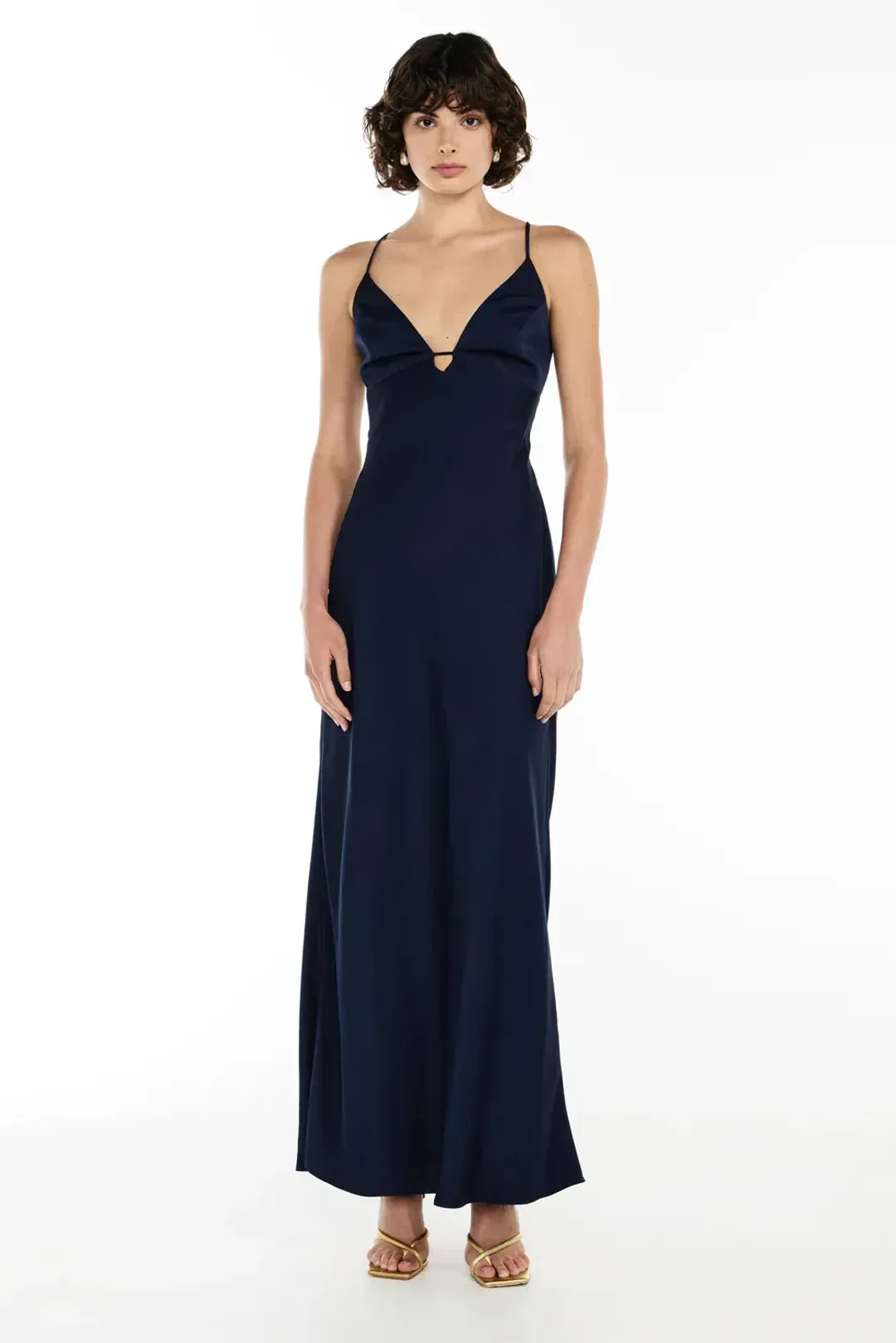Manning Cartell Navy Time To Shine Slip Dress Size 8 for rent on The Volte - main image