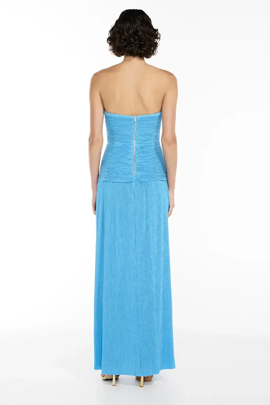 Manning Cartell Cerulean Double Time Strapless Dress in Blue Size 4 for rent on The Volte - main image