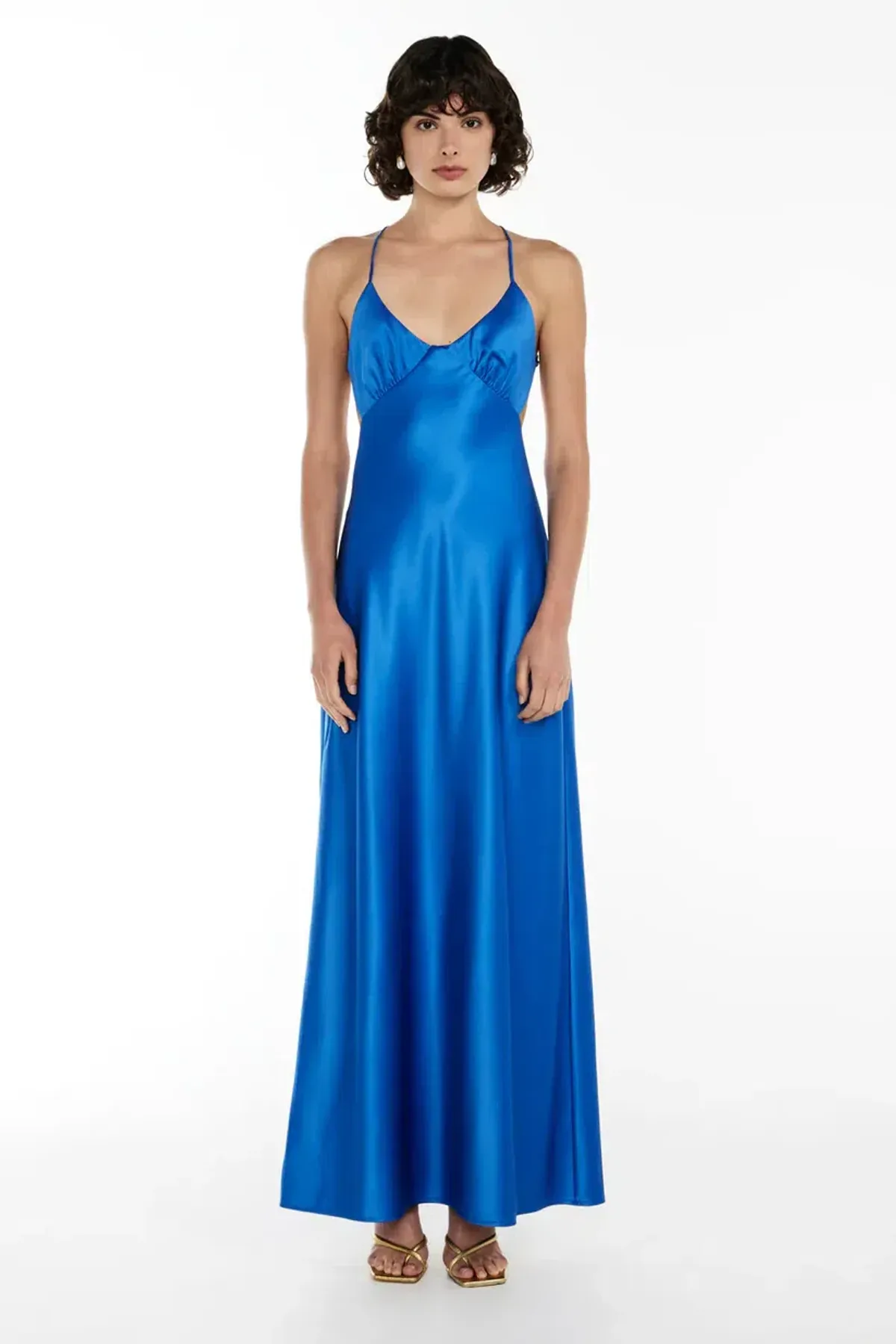 Manning Cartell Blue Saturation Point Slip Dress Size 10 - Image 1