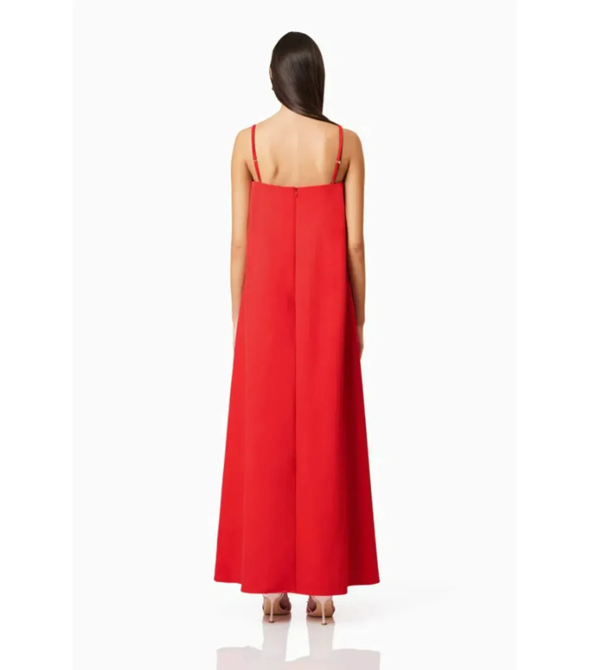 Elliatt Buttercup Embroided Maxi Dress Red Size AU 10 - Image 5