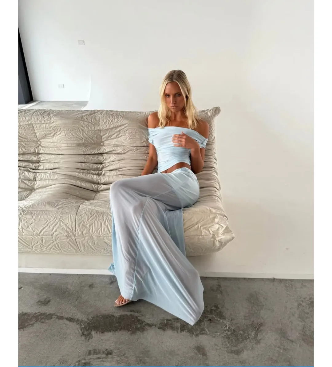 Ance Gria  Grace Set Blue Size M Au 10 for rent on The Volte - main image