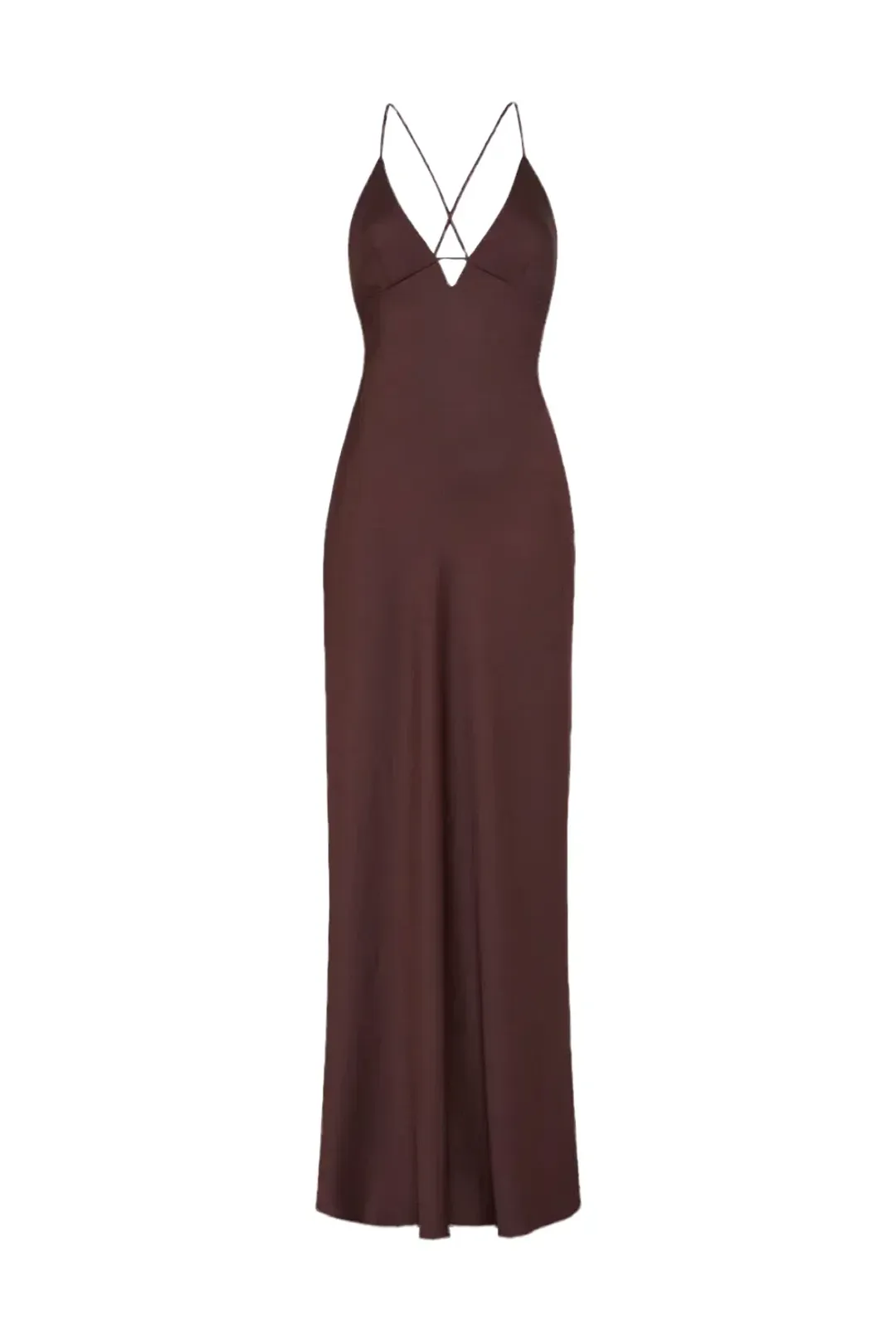 Manning Cartell Time to Shine Slip Maxi Dress Truffle Size AU 8 for rent on The Volte - main image