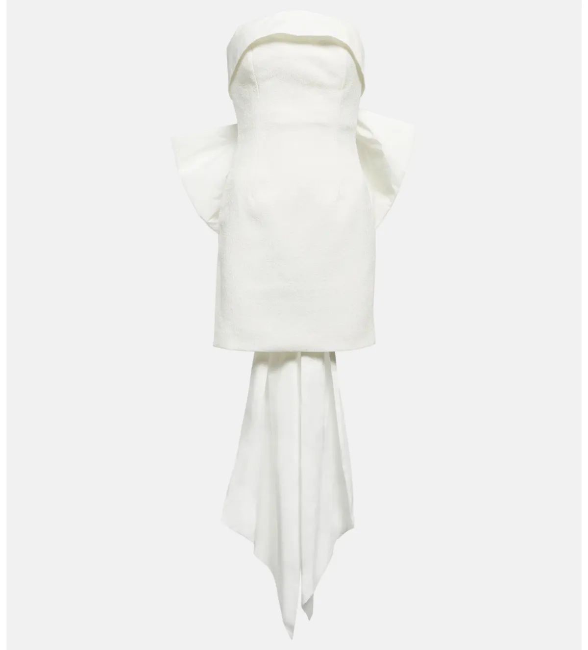 Rebecca Vallance Madeline Mini Dress Ivory Size AU 12 - Image 7