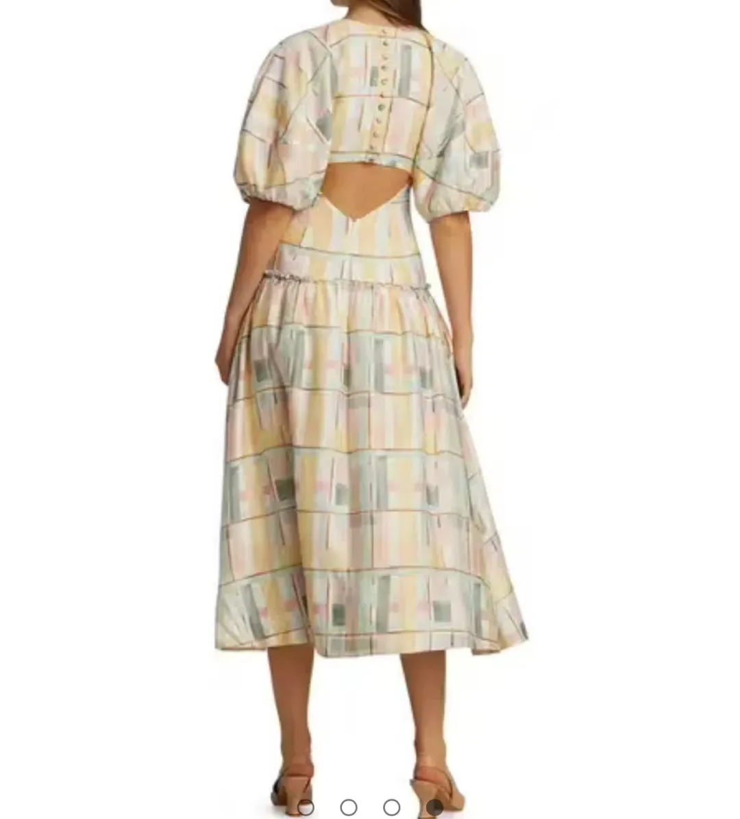 AJE LEspirit Corset Midi Dress Size 8 for rent on The Volte - main image