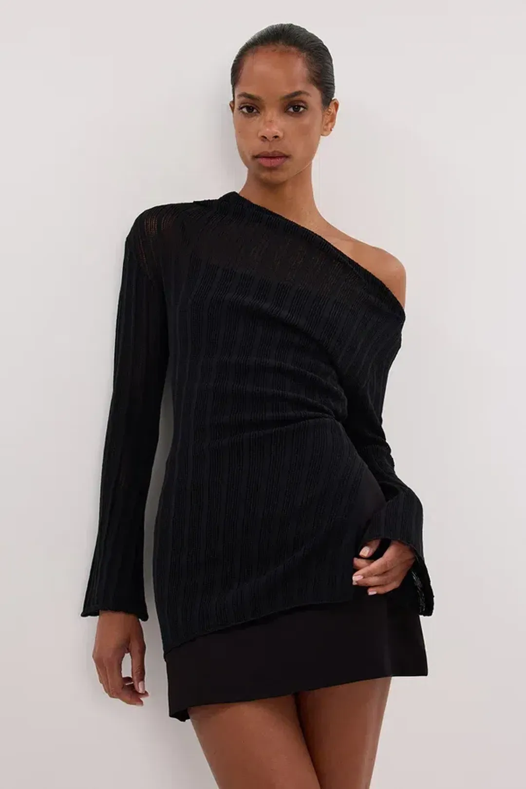 Dissh Soho Skort  Black Size 10 for rent on The Volte - main image