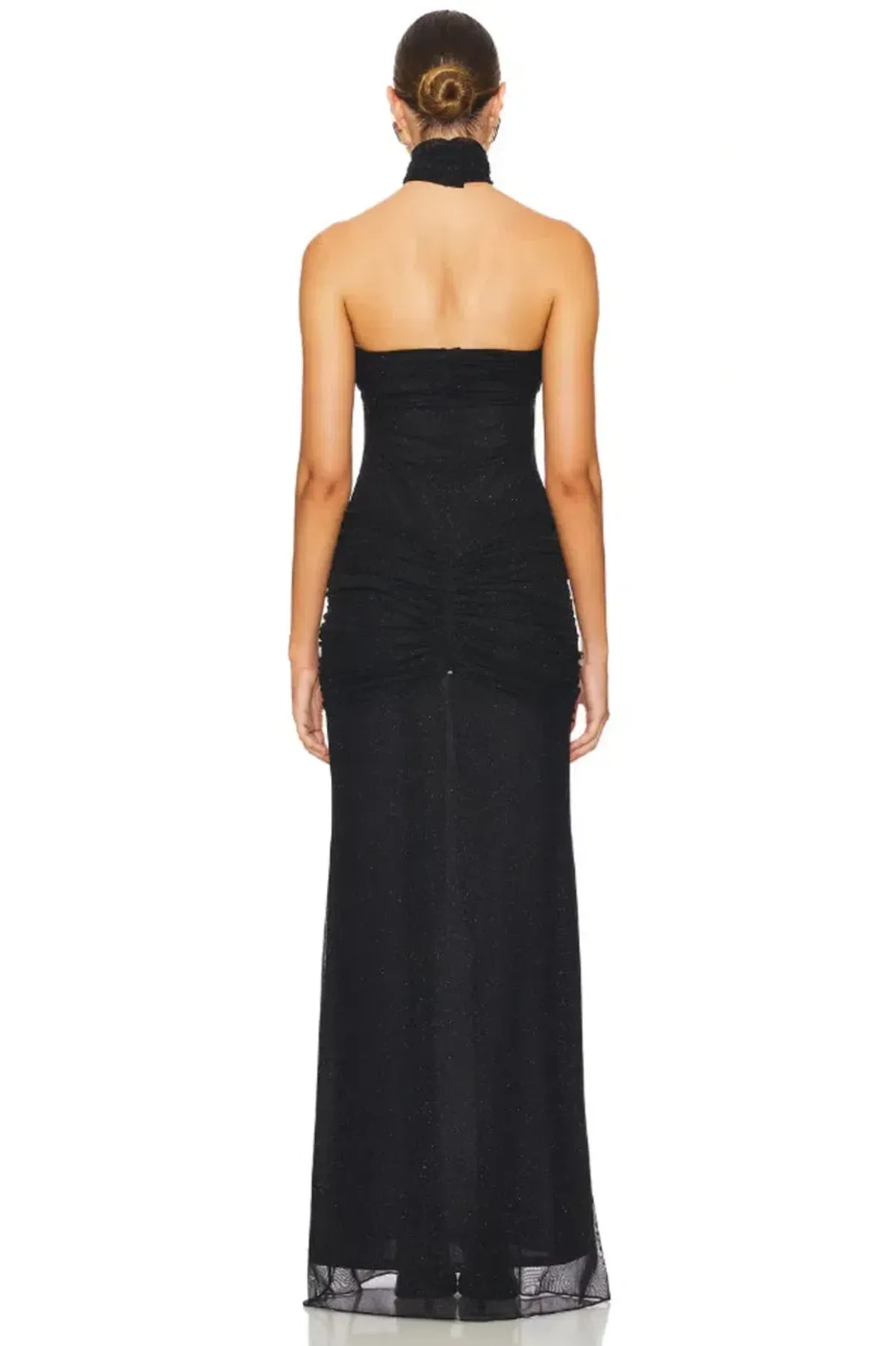Mirror Palais Black Starlite Maxi Dress Size AU 10 - Image 3